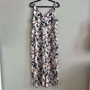🍃 Leaf Print Loose Fit Jumpsuit 🍃
